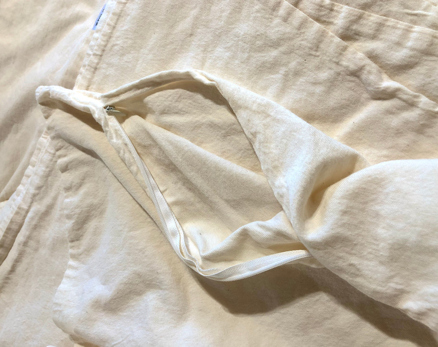 NEW: "Back to Natural" Organic Cotton Unfilled Pillow Shells