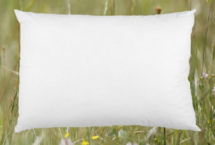 White 100% Organic Cotton Child Pillowcase 16x22 Flap Style from A Little Pillow Company. Made in USA.