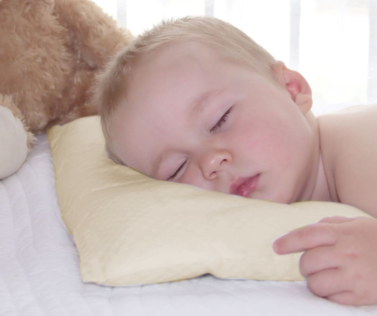 Baby's First Organic Pillowcase, Sustainably Made in Virginia since 2007, Hypoallergenic, Machine-Washable, Eco-Friendly, 10x16, by A Little Pillow Company